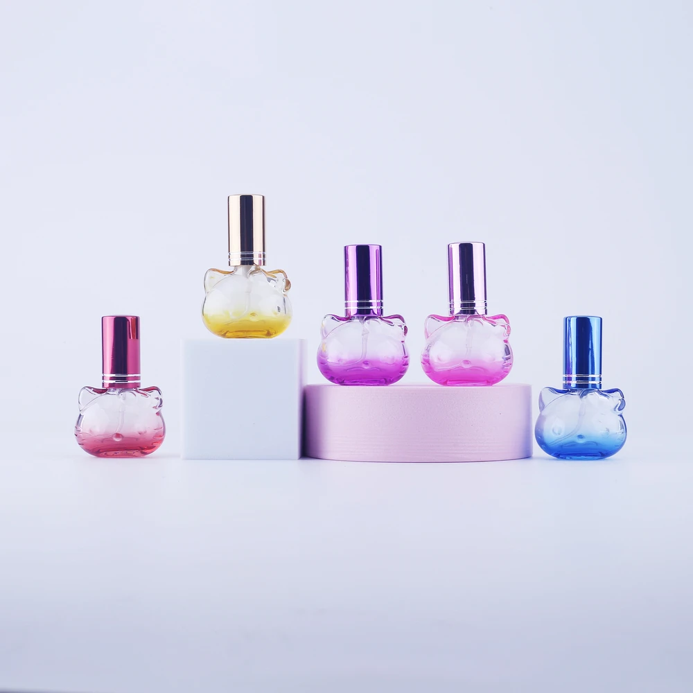 

10Pcs 10ML Portable perfumaria Refillable Bottle With Spray Empty Cosmetic Containers Atomizer Bottle For Travel Tool 5 colors