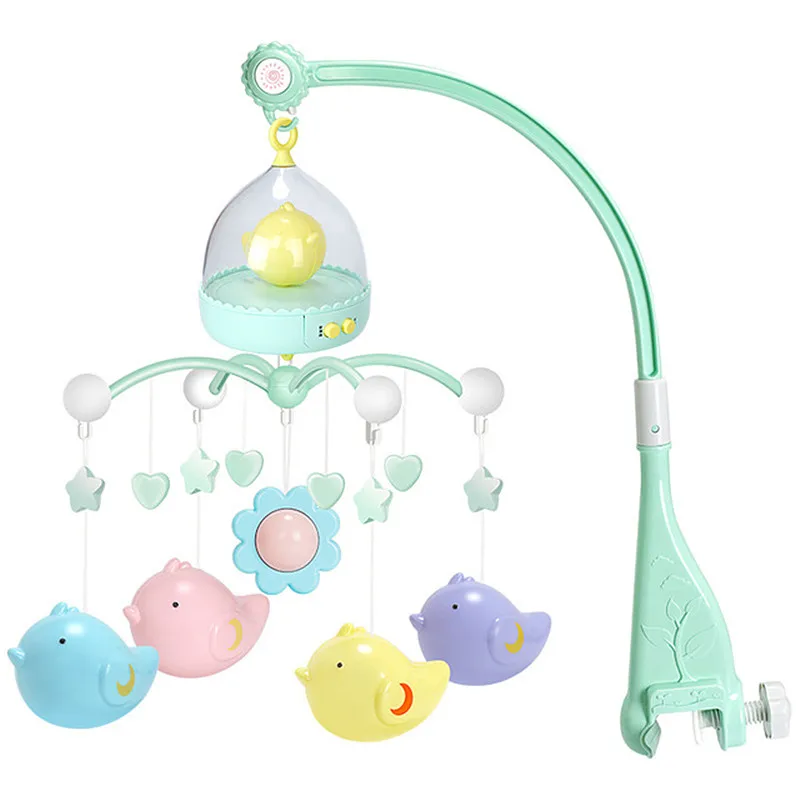 

Cute Baby Bedside Rattle 0-12 Months Musical Gift Appease Bed Bell Kids Baby Bed Toy with Cute Animals Baby Educational Toys