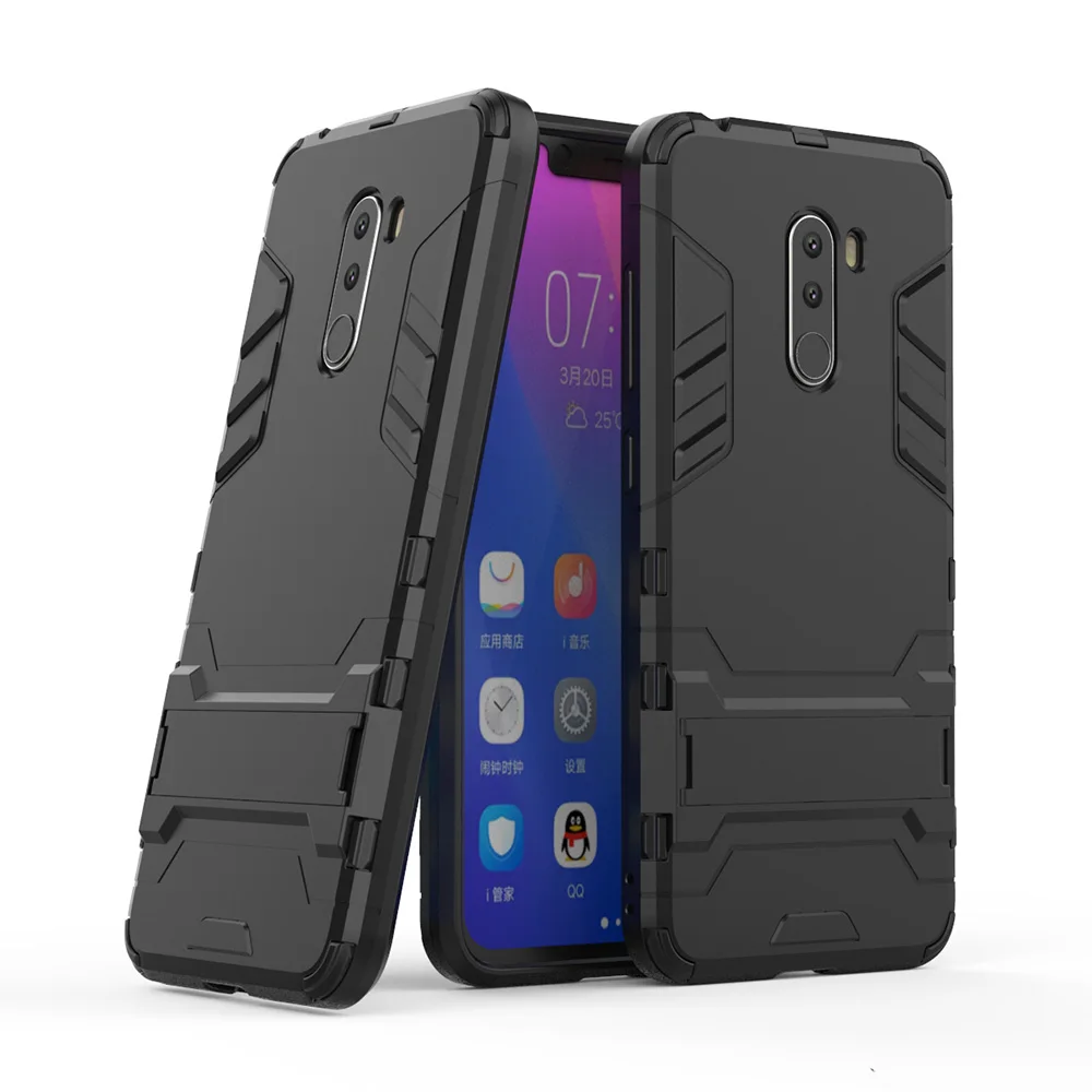 Чехол для Xiaomi pocophone F1 силиконовый матовый чехол из ТПУ задняя крышка защитный
