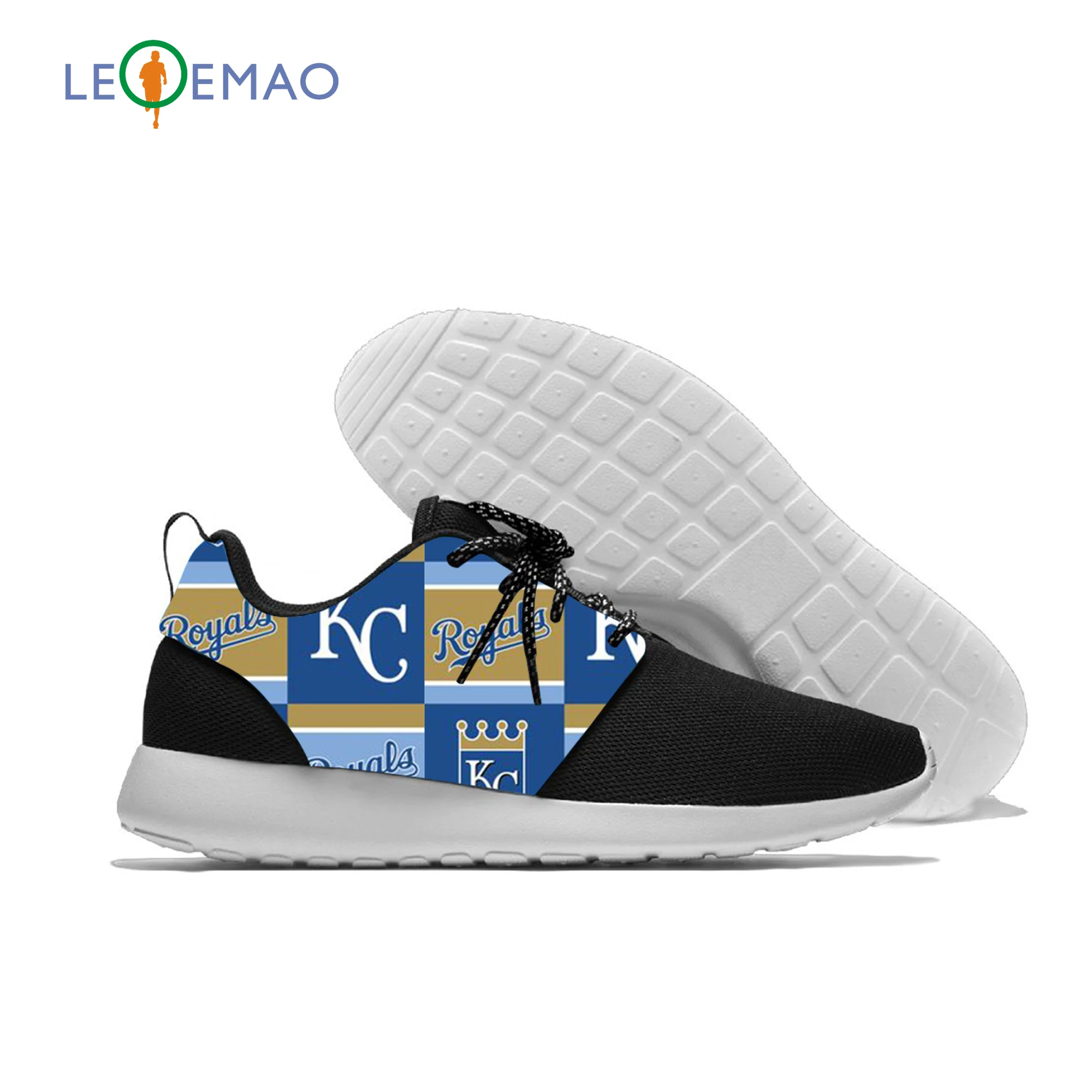 

2020 Hot Fashion Printing Royals Sneakers Unisex Lightweight Kansas City Baseball Team Fans Casual Shoes