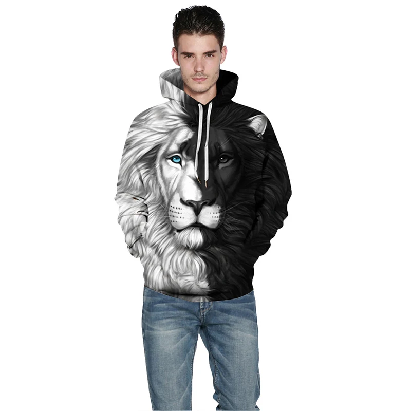 2019 осенние и зимние толстовки для пар с принтом женщин мужчин Толстовка