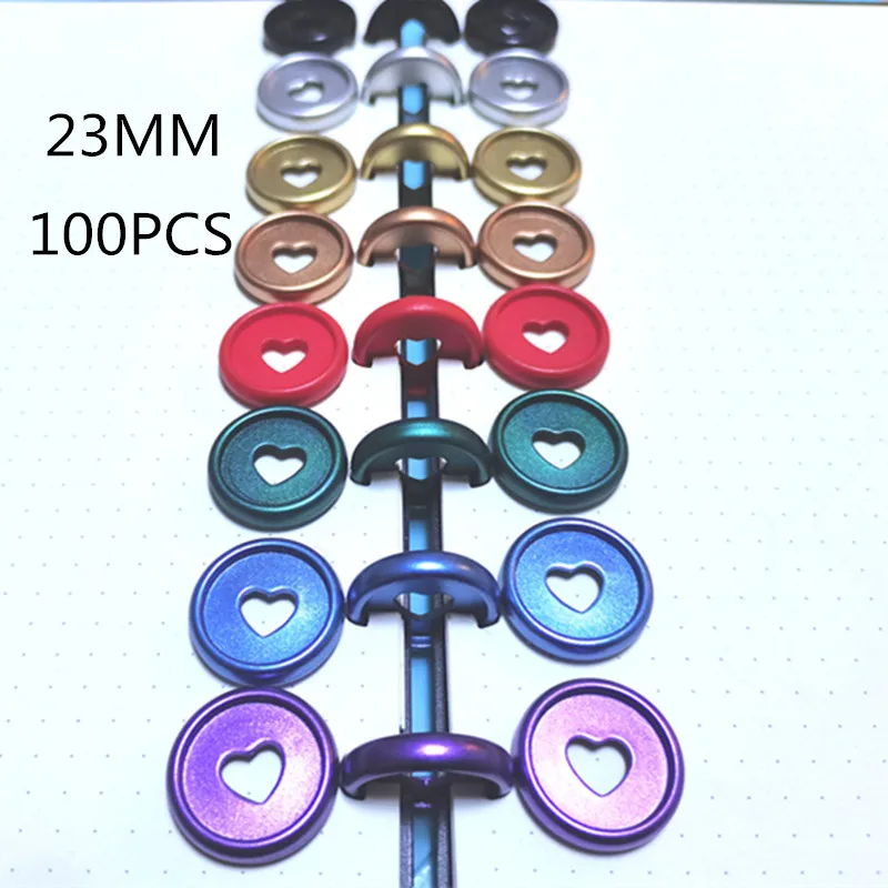 100 шт Пластиковые связывающие Кольца Новые матовые свободные-пуговица в форме
