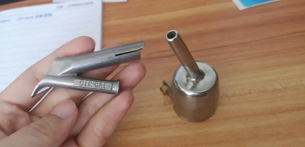 

4 sets (round nozzle + Y nozzle) for Hot Air Welding Handy Tools