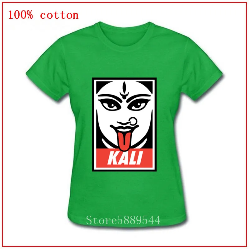 Индийская богиня Kali футболка сексуальная булавка-постер женская хипстер Новое