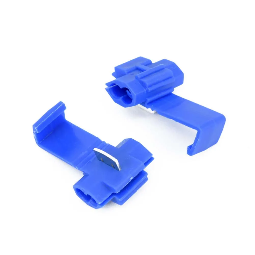 

Connectors Splice Terminals Quick 100Pcs Cable Splice Crimp 1.5~2.5mm