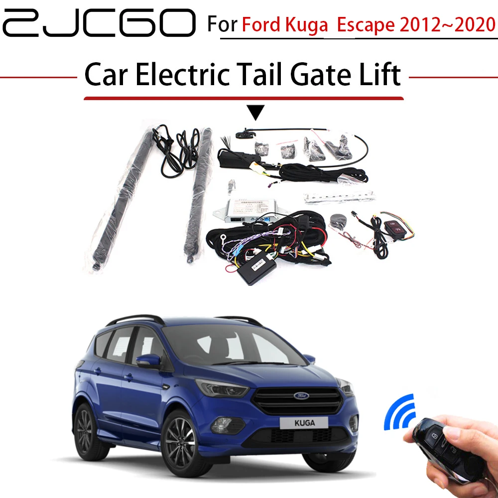 

ZJCGO Car Electric Tail Gate Lift Trunk Rear Door Assist System for Ford Kuga Escape 2012~2020 Original Car key Remote Control