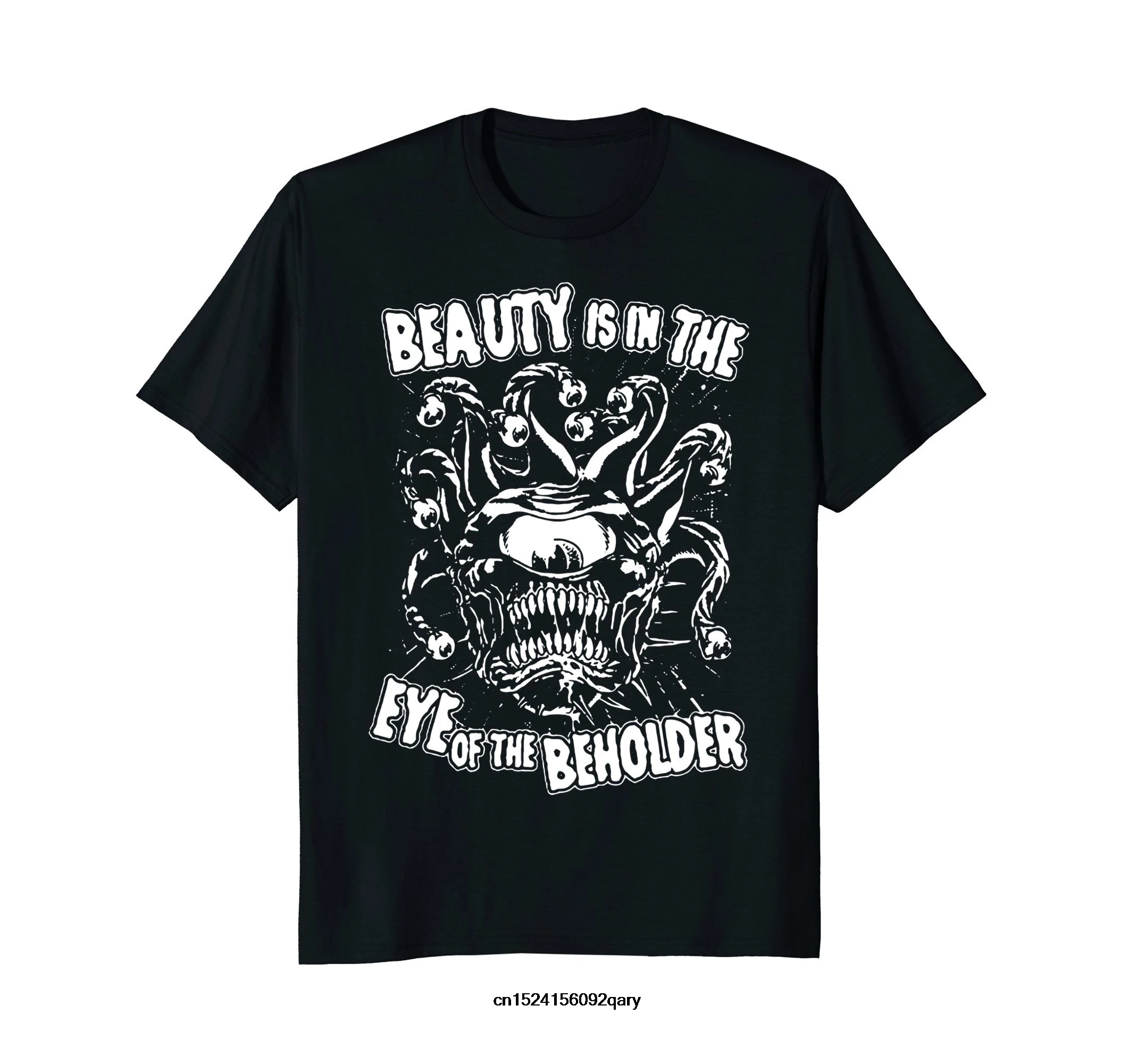 Мужская забавная Футболка женская классная футболка красота в глаза Beholder T Shirt.