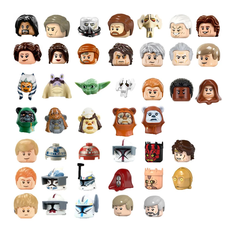 Мини фигурки из фильма Star героев Leia маленькие кирпичи легион Императорский