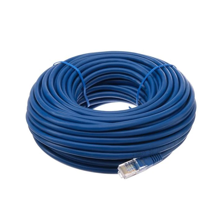 Патч-корд Gembird PP12e-20M B UTP 5е кат. RJ-45 m-RJ-45 m 20 м синий 5304818 | Электроника