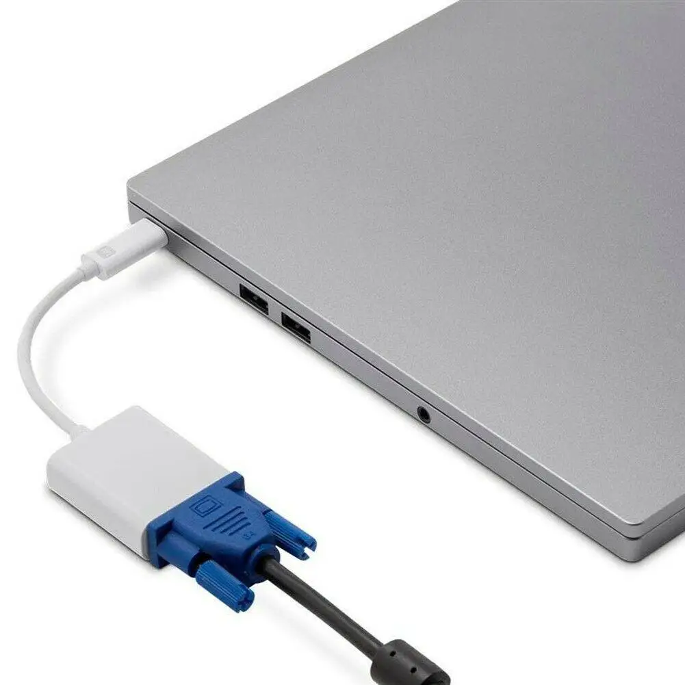 

EastVita White Type C 3.1 Male to VGA Adapter Data Cable High Definition Converter