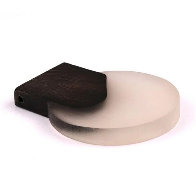 10 шт./партия Новые Креативные смолы натурального дерева круглое очарование