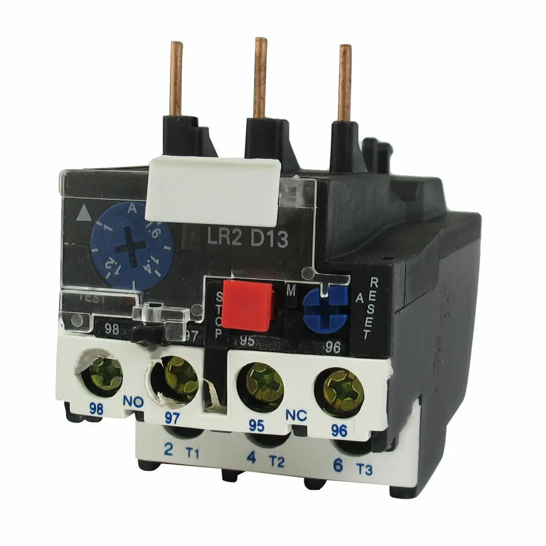 

LR2-13 1.6A 1-1.6A 3-Phase 1NO 1NC Electric Thermal Overload Relay