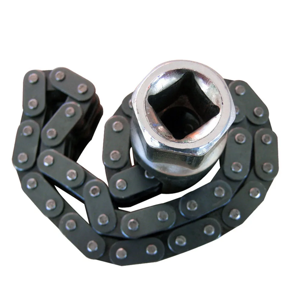 

Separate Fast Chain Type For Cars Oil Filter Wrench Black Strap Multifunction 1/2 Inch Socket Removal Tool Durable Professional