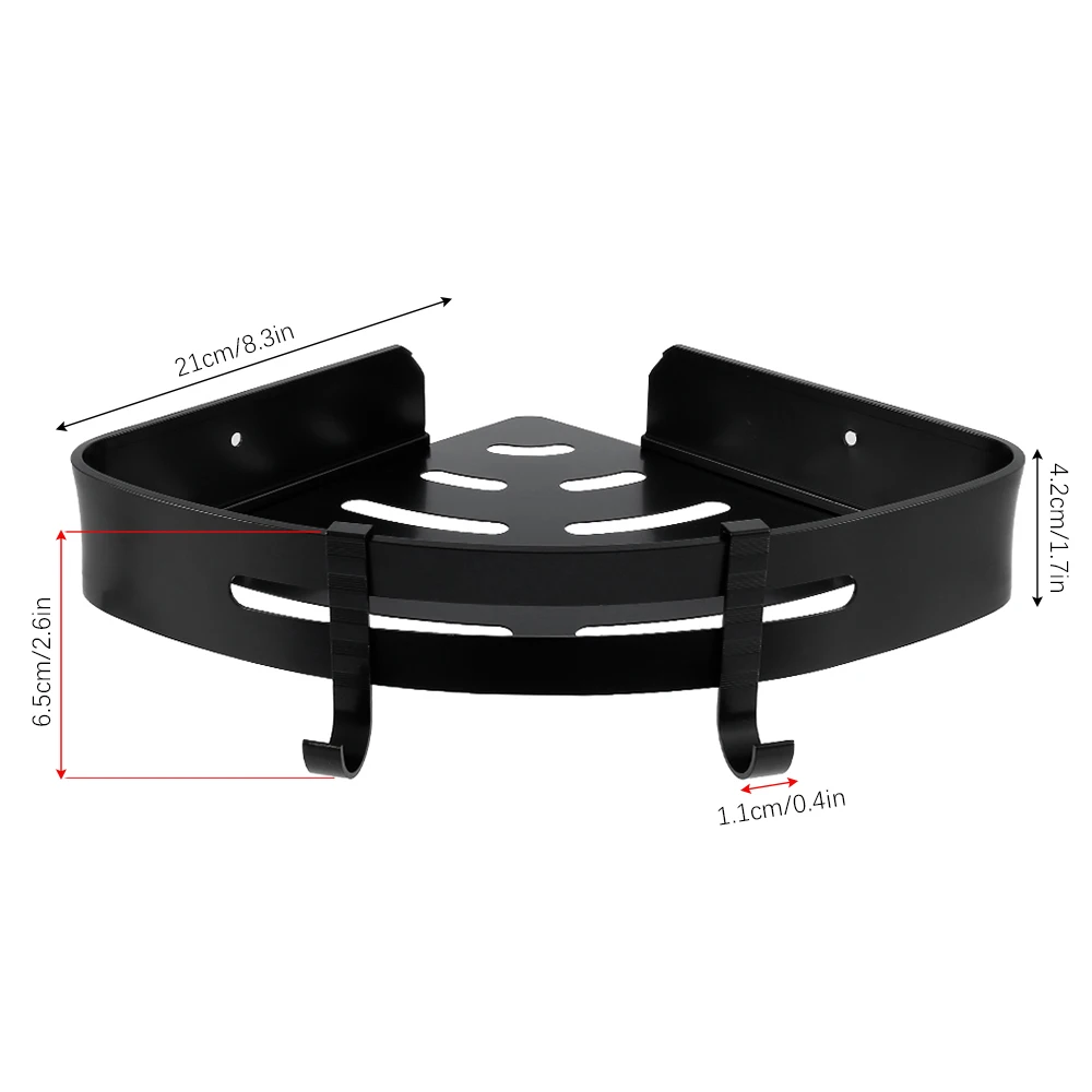 

Bathroom kitchen Traceless Triangle Corner Rack Shelf Adhesive Storage Rack Holder Shampoo Shower Basket Wall Mounted Storage