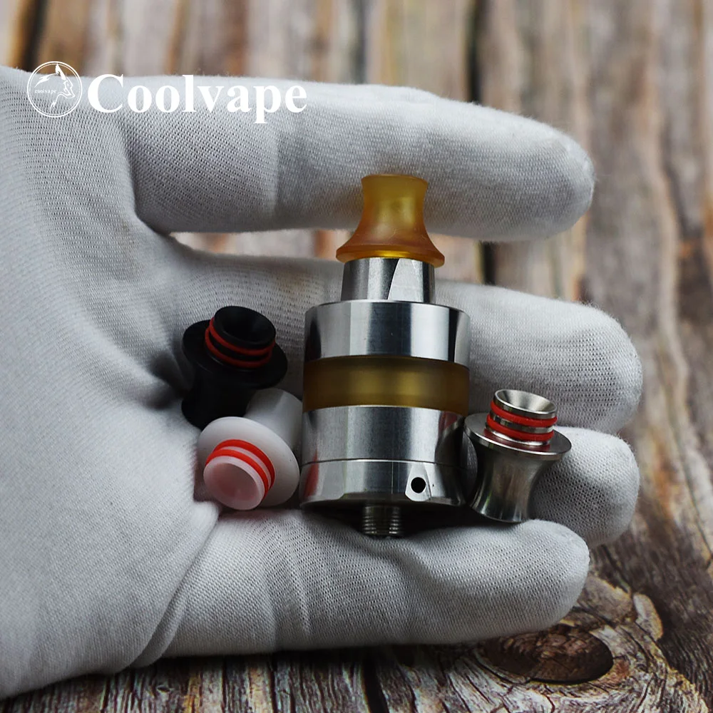 Coolvape 510 MTL дрип-тип PEI электронная сигарета аксессуары Крышка для RTA RDA атомайзера