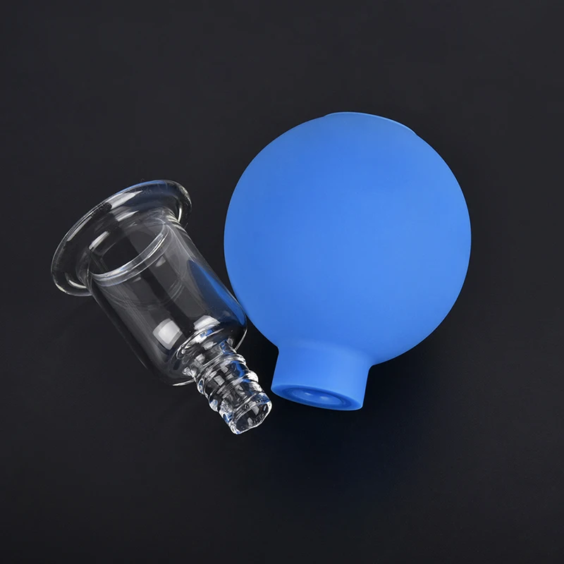 

Rubber Head Glass Vacuum Cupping Cups Anticellulite Suction Cups Cans Chinese Medical Therapy Massage Jars For Face Body