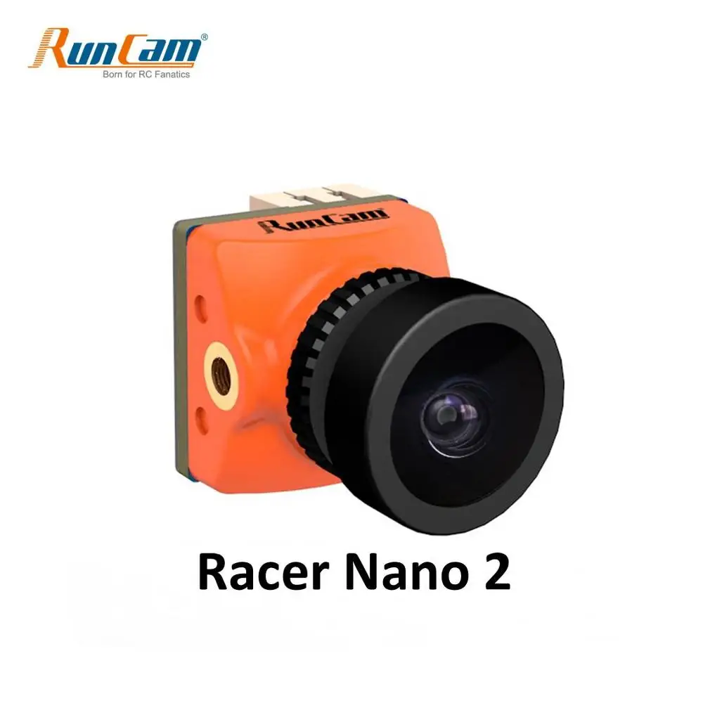 

RunCam Racer Nano 2 CMOS 700TVL 1.8mm/2.1mm Super WDR Smallest FPV Camera 6ms Low Latency Gesture Control OSD for RC Drone