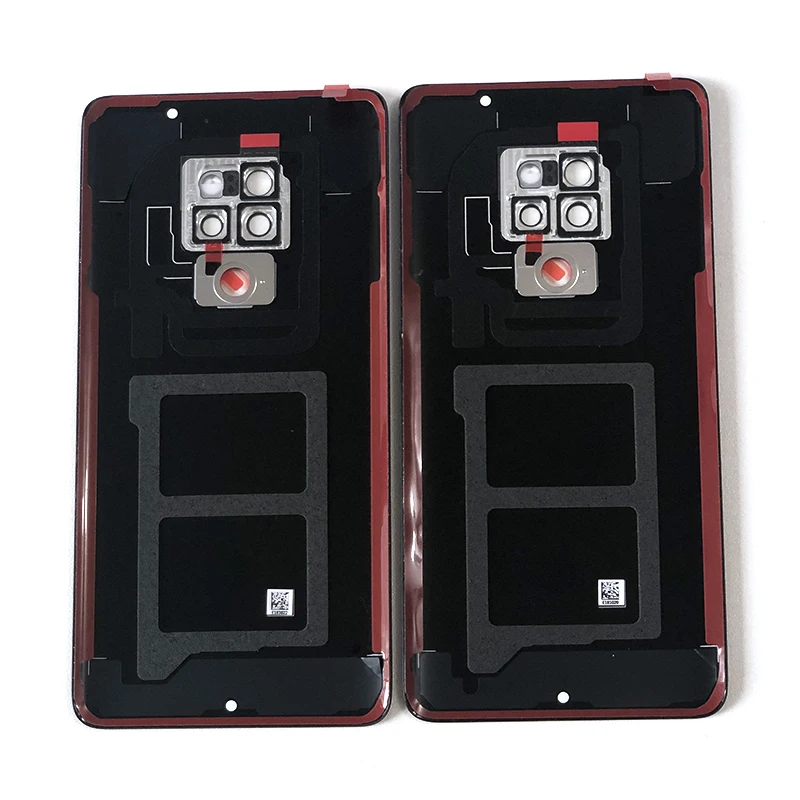 Original For 6.53" Huawei Mate 20 Axisinternational Glass Back Battery Cover Case Housing+Camera Frame+Glass Lens+3M Sticker