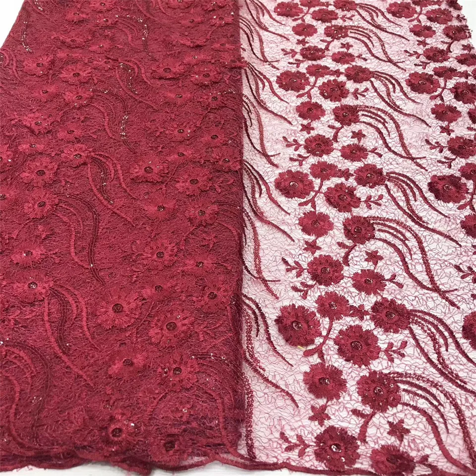 

Hot Selling 2020 High Quality African Lace Fabric French Mesh Lace Fabric Nigeria Lace Material J3661