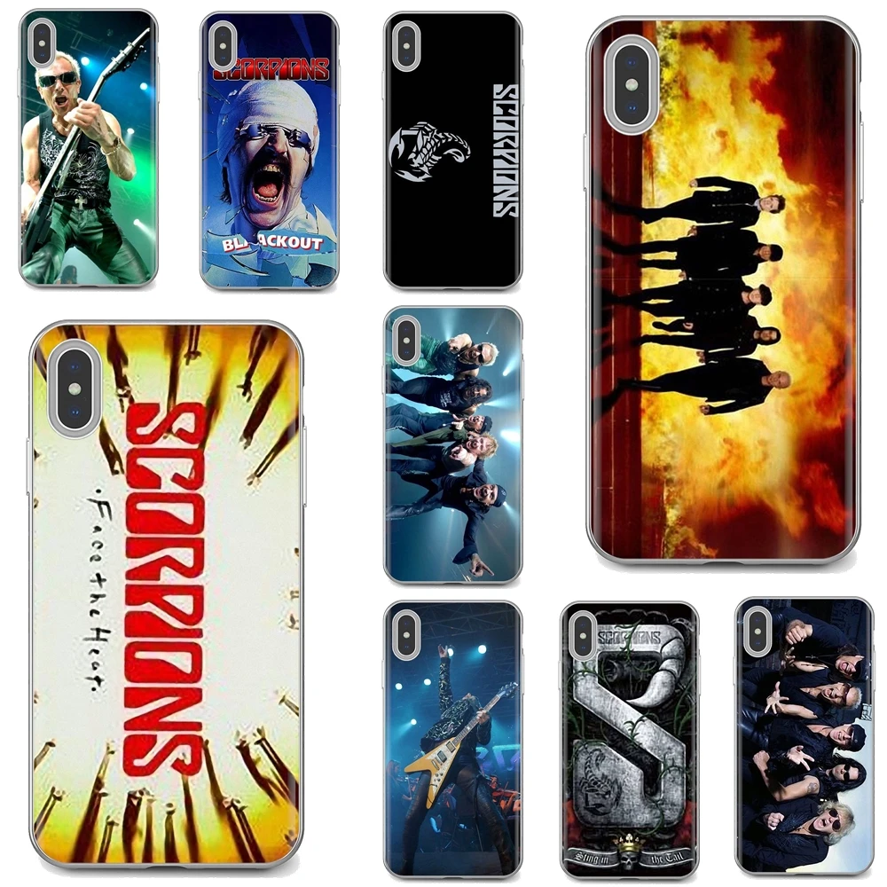 Для iPhone iPod Touch 11 12 Pro 4 4S 5 5S SE 5C 6 6S 7 8 X XR XS Plus Max 2020 скорпионы тяжелый металл рок группа