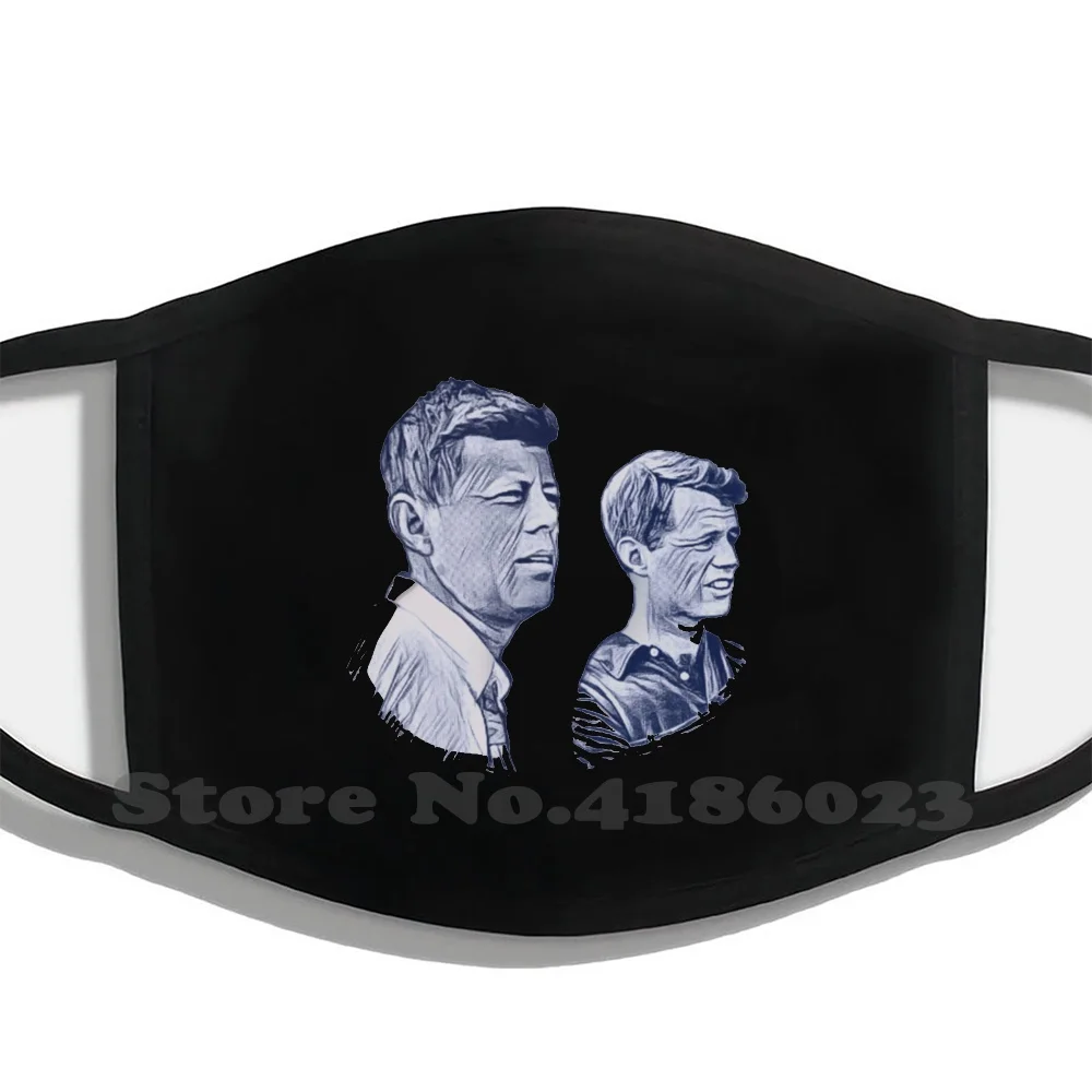 

John & Bobby Kennedy Winter Summer Hot Sale Print Diy Mouth Masks John F Kennedy President Kennedy Bobby Kennedy Robert Kennedy