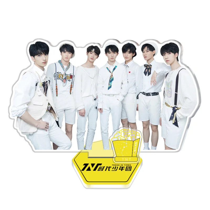 

Teens in Times China Pop Boy Singer Group TNT Acrylic Figure Model Desk Decor Ornaments Fans Collection Gifts 15cm