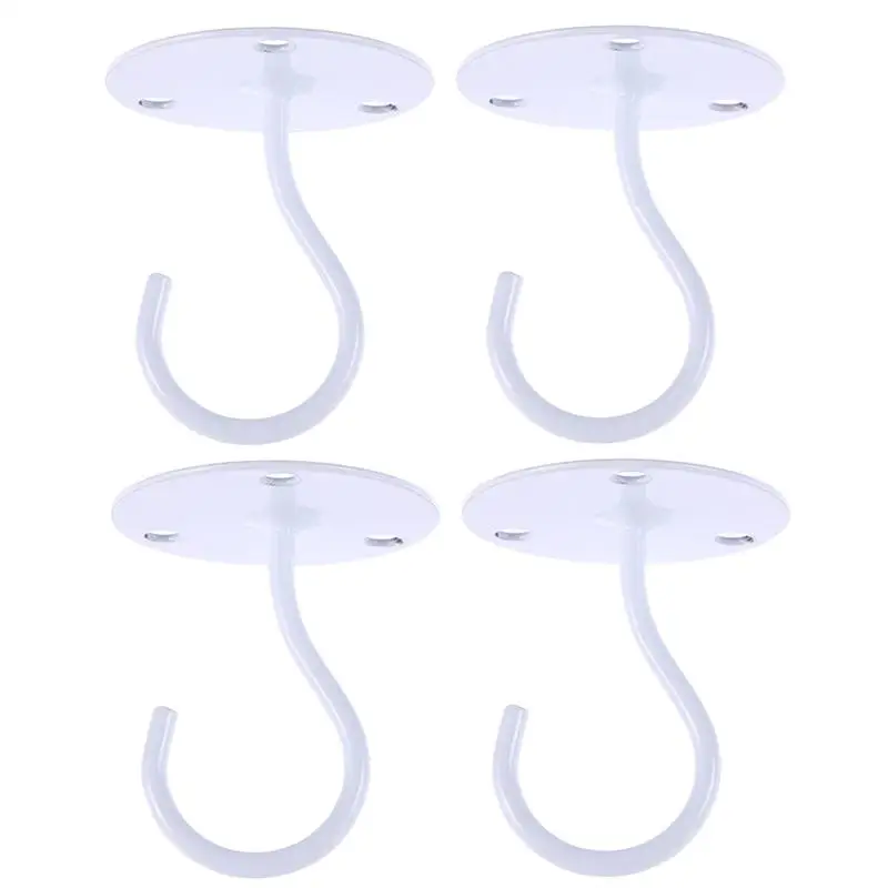 

4 шт Потолочный крюк прочный Прайм гардероб с крючком потолочный крючок для дома