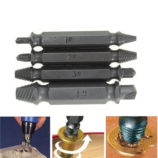 4 шт. инструменты для удаления поврежденных болтов|Аксессуары кухонных кранов| |