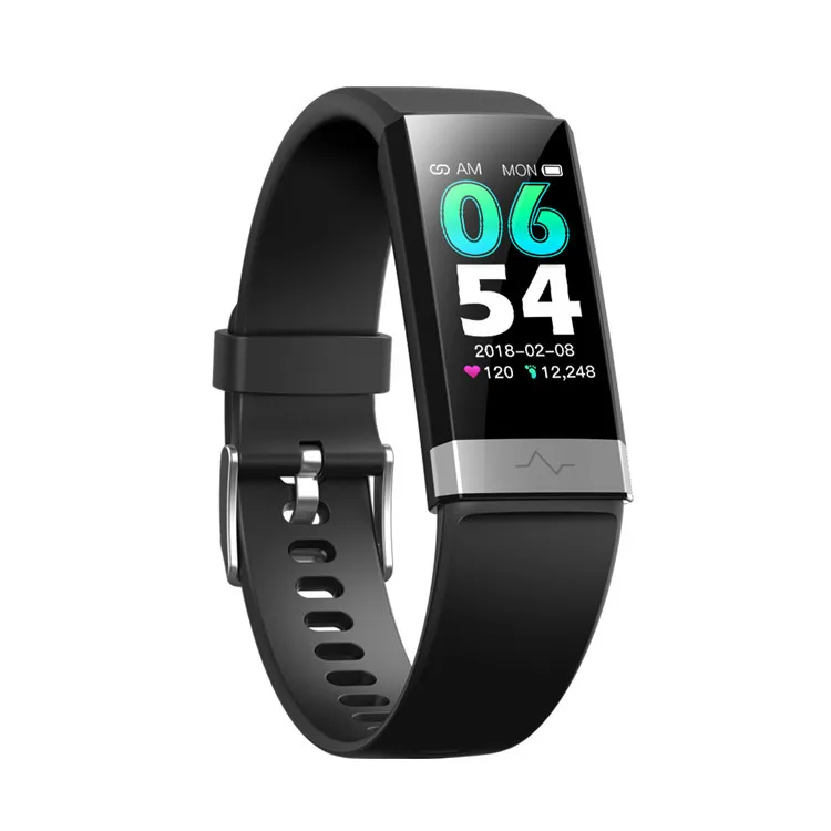 Смарт-браслет V19 2020 ECG с AMOLED экраном фитнес-тренером Bluetooth спортивный