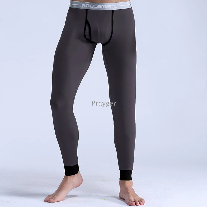 Men Thermal Underwear Winter Buttoms Breathable Modal Warm Body