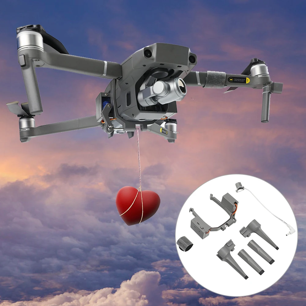 New for DJI Mavic 2 Pro Zoom Delivery Parabolic Air-Dropping System Fishing Bait Battery Remote Thrower Drone Quadcopter Parts |