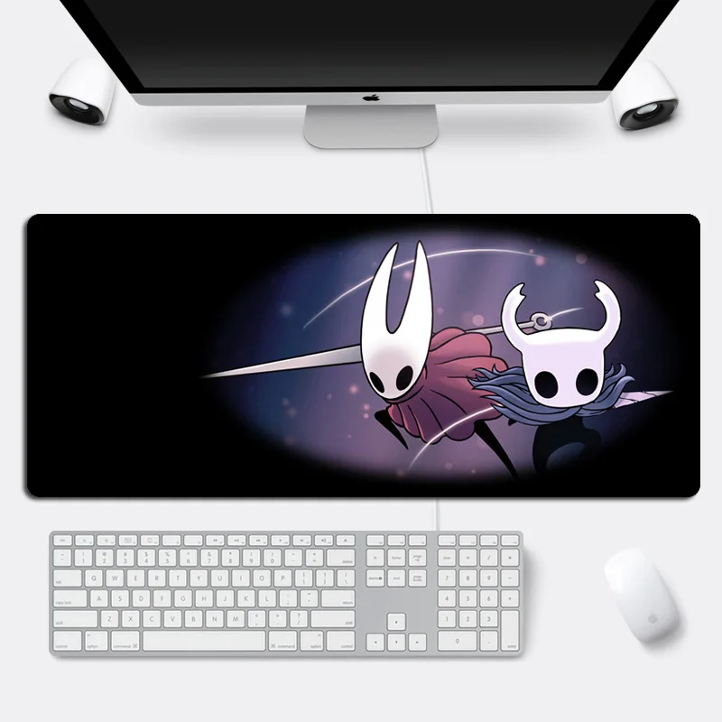 

Cartoon Hollow Knight 70x30cm Gaming Mousepad XXL Rubber Durable Locking Edge Mouse Pad Gamer Large Laptop Computer Desk Mat