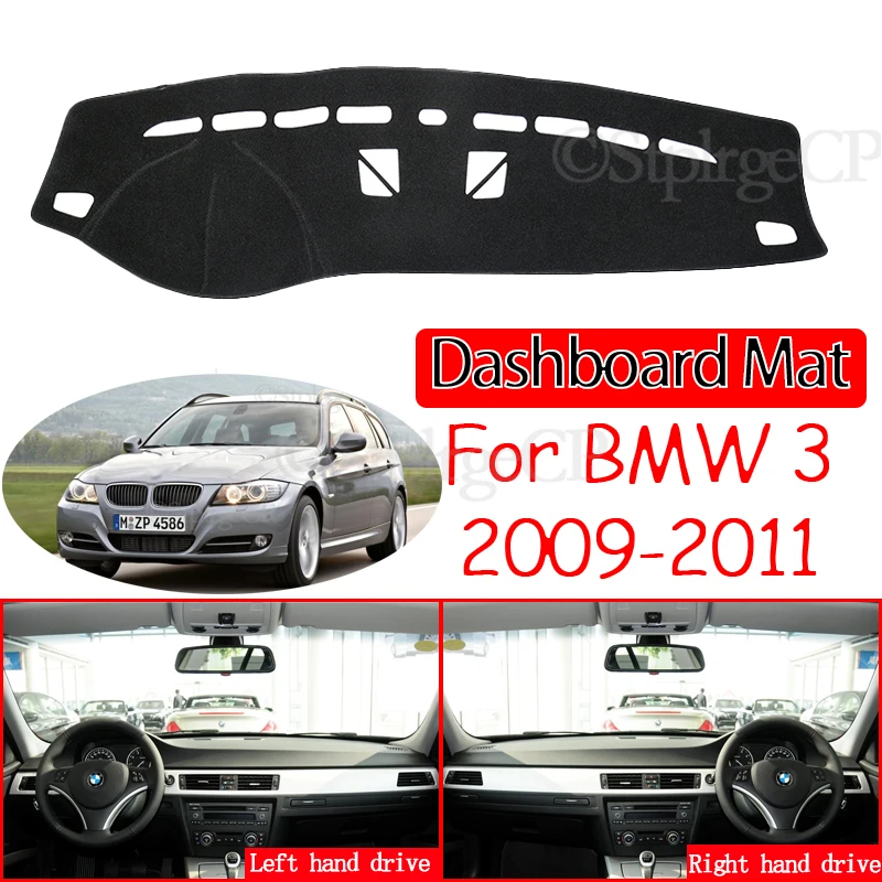 

Для BMW 3 серии E90 2009 2010 2011 Противоскользящий анти-УФ коврик для приборной панели защитный ковер аксессуары 318i 320i 325i