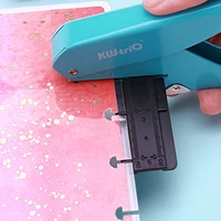 standard punch mushroom hole shape punch for planner disc ring diy paper cutter t type puncher craft machine office stationery