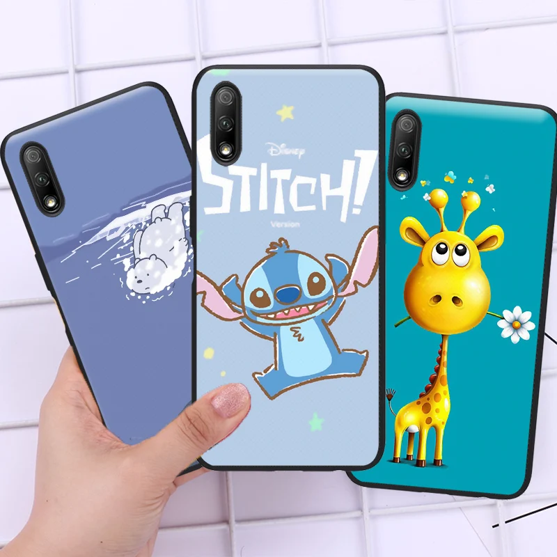 Чехол для задней панели телефона с животным принтом Huawei Honor 10 8 Pro 9 lite Мягкий