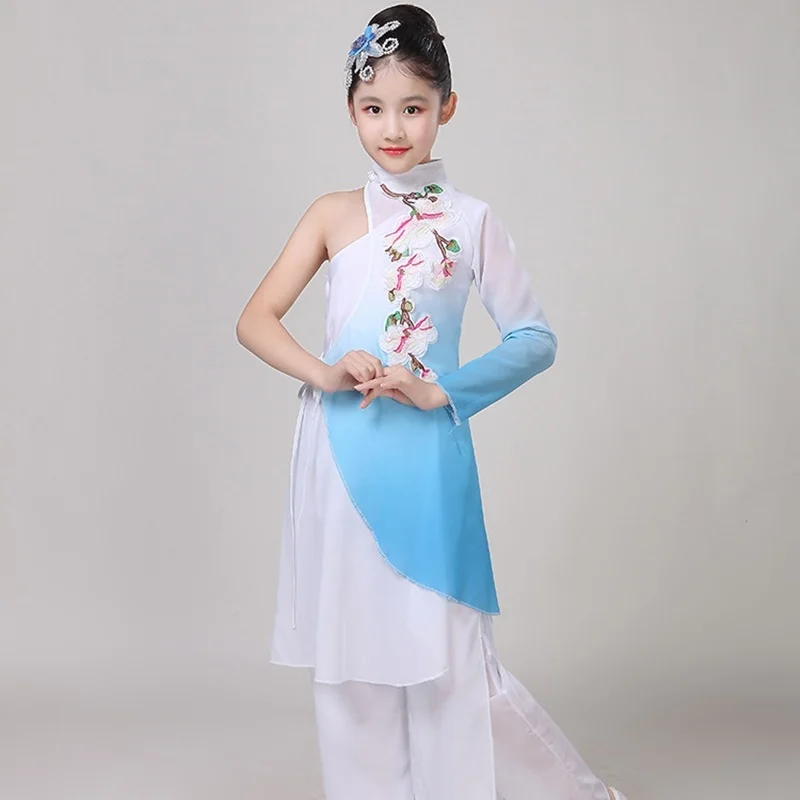Традиционный китайский костюм народного танца для женщин танцевальные костюмы