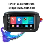 Easteregg для Fiat Doblo 2010-2015 7 дюймов 2 Din Автомобильный мультимедийный плеер с рамкой GPS-навигация Android Авторадио