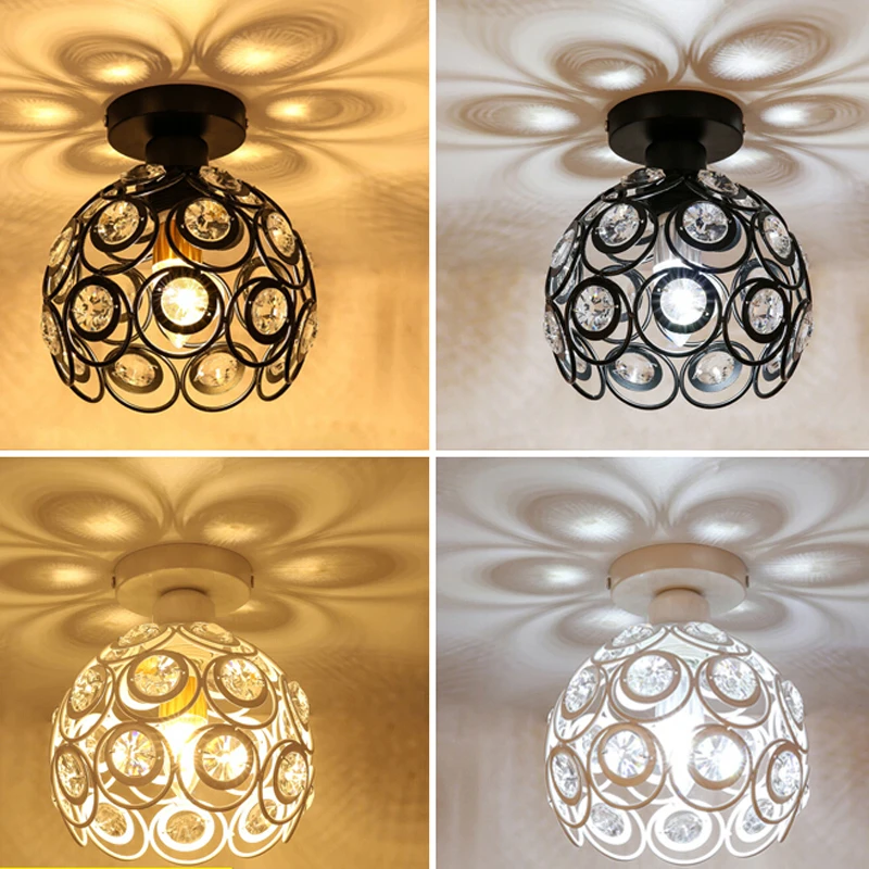 

AC110V 220V Aisle Crystal Ceiling Lights Home lamp door lights corridor lights porch dining room Modern LED Ceiling lamp