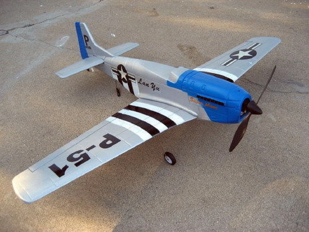 Детали о 4Ch радиоуправлении самолет Mustang P51 Warbird EP RC Airplane RTF|rc airplane rtf|airplane rtfairplane mustang