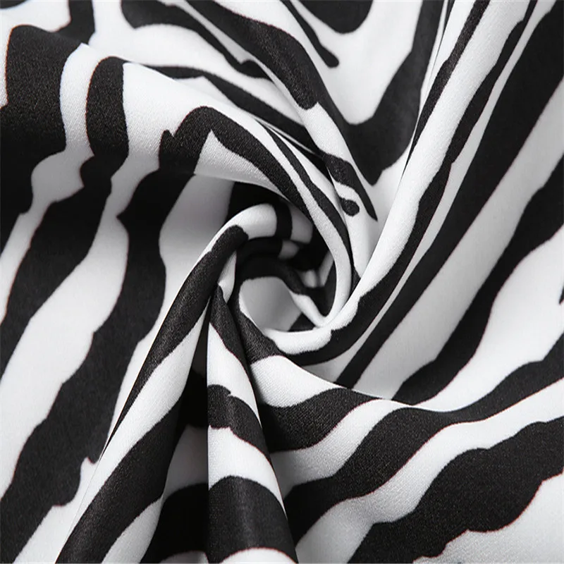 

Women Fashion Zebra-stripe Skirt Ladies Stylish High Waist Skirt for Party Daily Wear