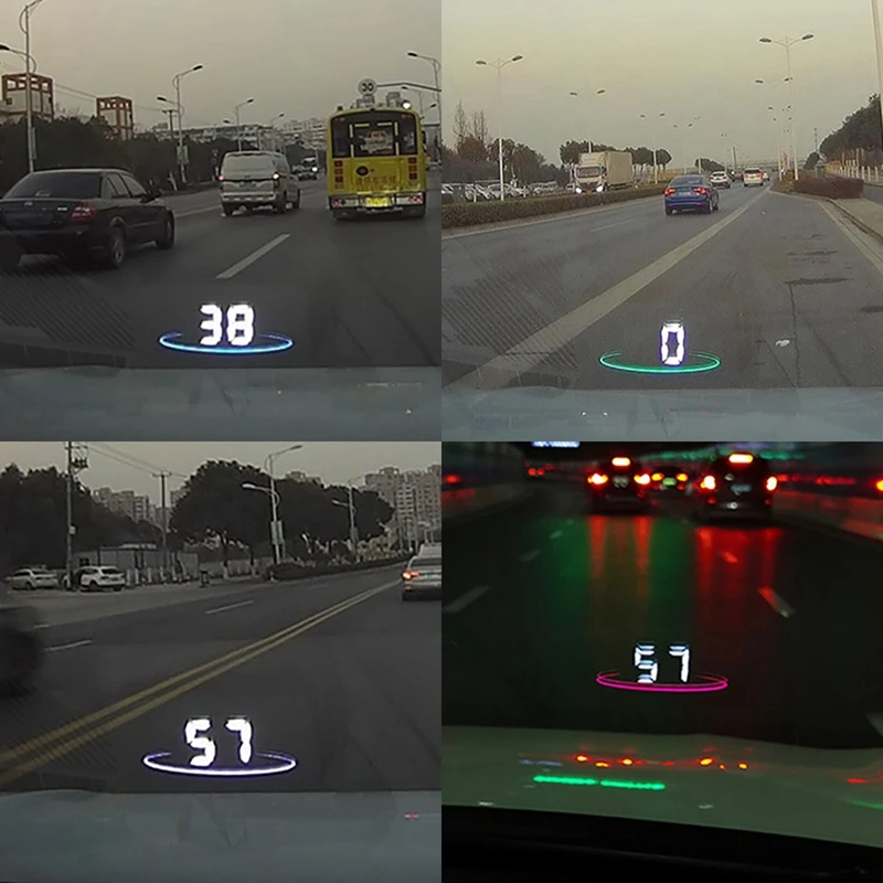 

Car HUD Head Up Display OBD2 II Overspeed Warning System Projector Windshield Auto Electronic Voltage Alarm L2