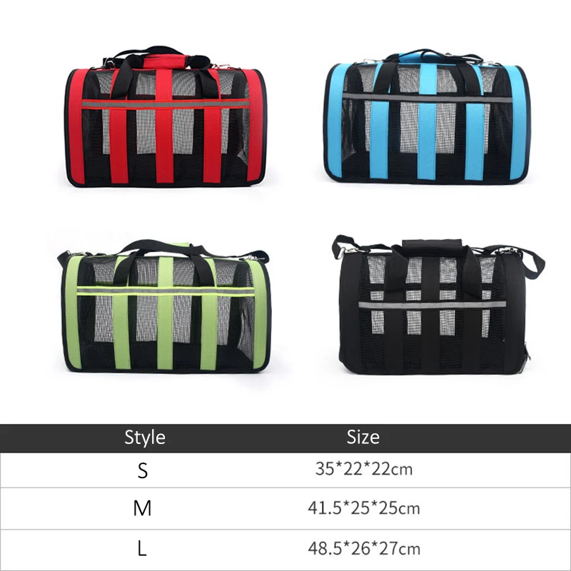 

2in1 Pet Carrier for Small Cat Dogs Puppies Space Capsule Collapsible Pet Bags with Perspective Mesh Outdoor Use Dropshipping