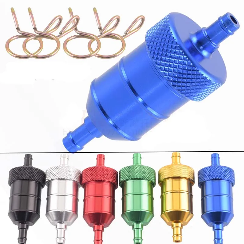 Универсальный бензиновый и газовый топливный фильтр 8 мм очиститель для