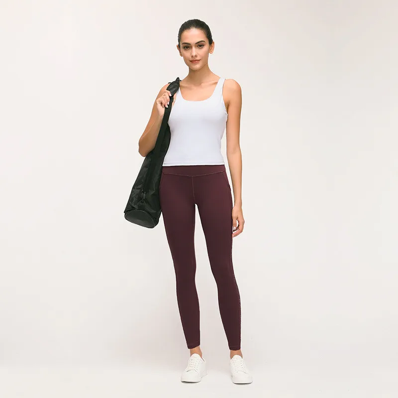 Быстросохнущая влаговпитывающая футболка для йоги Женская спортивная майка