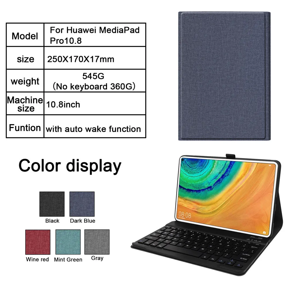 Новый твердый деловой кожаный чехол книжка с подставкой для Huawei MatePad Pro 10 8 дюйма