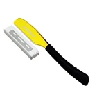 Бритва univinlions с нескользящей ручкой, инструменты для бритья, парикмахерские инструменты, лезвия и бритвенный нож для бороды, лица, подмышек, тела, 6 дюймов