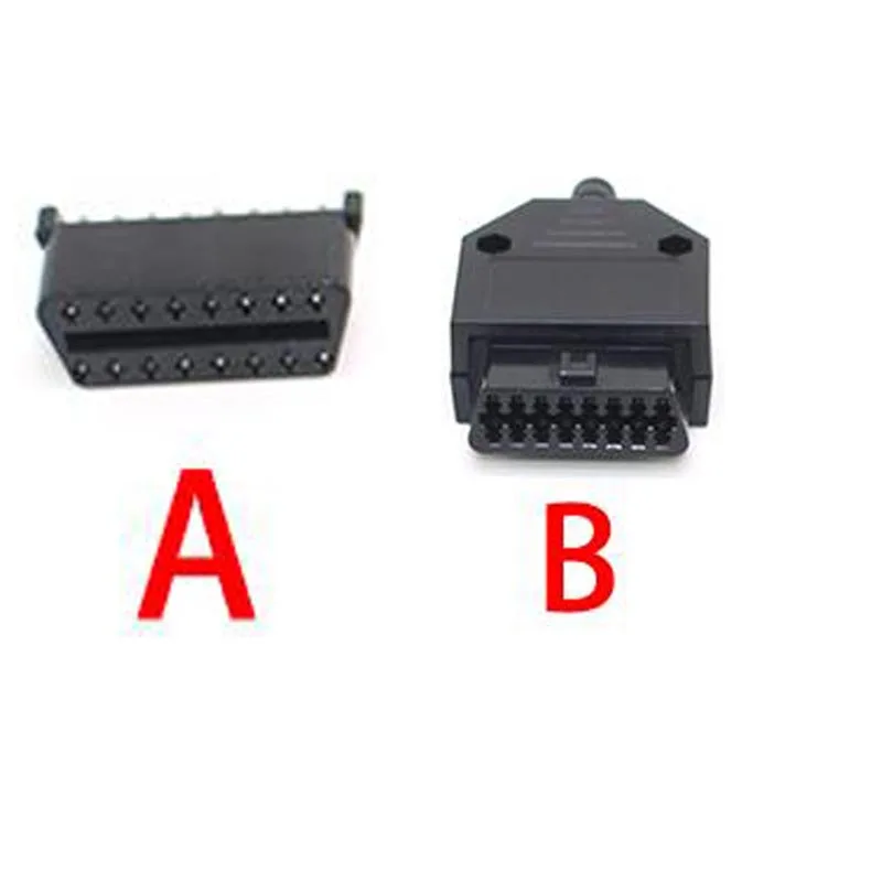 OBD Мужской Женский Разъем OBD2 16Pin разъем адаптер II OBDII J1962 в наличии | Автомобили и