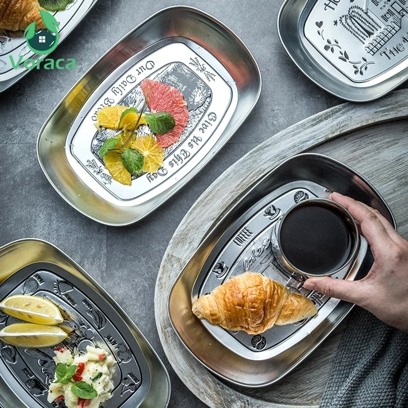 Европейские винтажные железные фруктовые тарелки старинная жестяная Тарелка