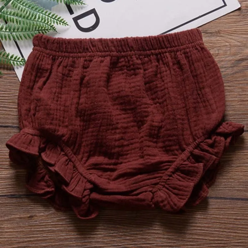 От 0 до 3 лет штаны для девочек ясельного возраста детские шорты из хлопка