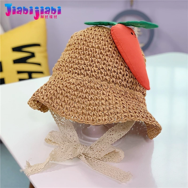 Панама для малышей летняя маленьких детей Солнцезащитная шляпа девочек рыбацкая
